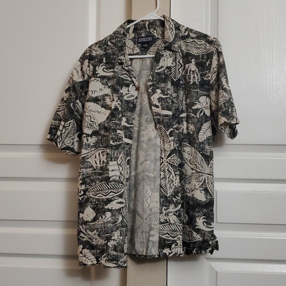 Aloha Hawaii Patterned Hawaiian Shirt